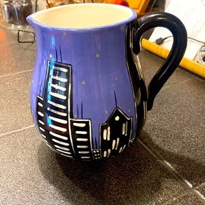 Our Name is Mud Lorrie Veasey Hand Painted Pitcher